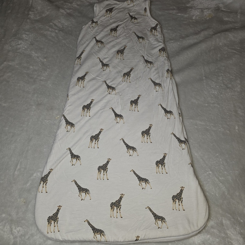 Kyte Baby Giraffe Print 6-18 Mo Sleep Sack 1.0 TOG Bamboo Rayon Sleep Bag - Picture 9 of 10